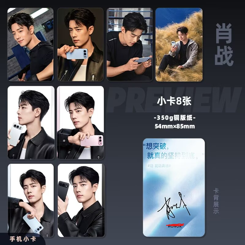 Xiao Zhan's mobile phone endor - Anime Poster Print recension och pris