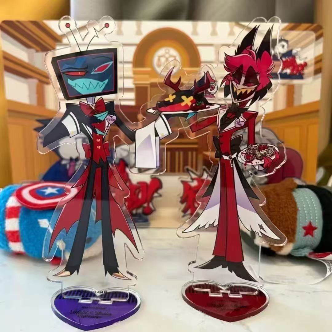 2pcs Hazbin Anime Peripherals  - Anime Character Merchandise recension och pris