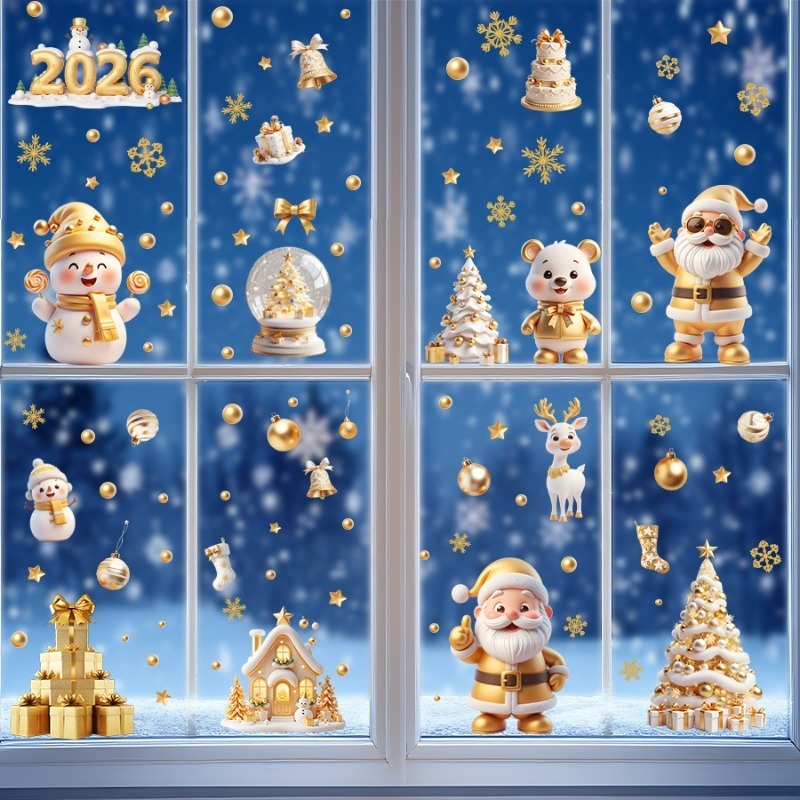6 Sheets Set with Christmas Ba - Sticker Sheet Set recension och pris